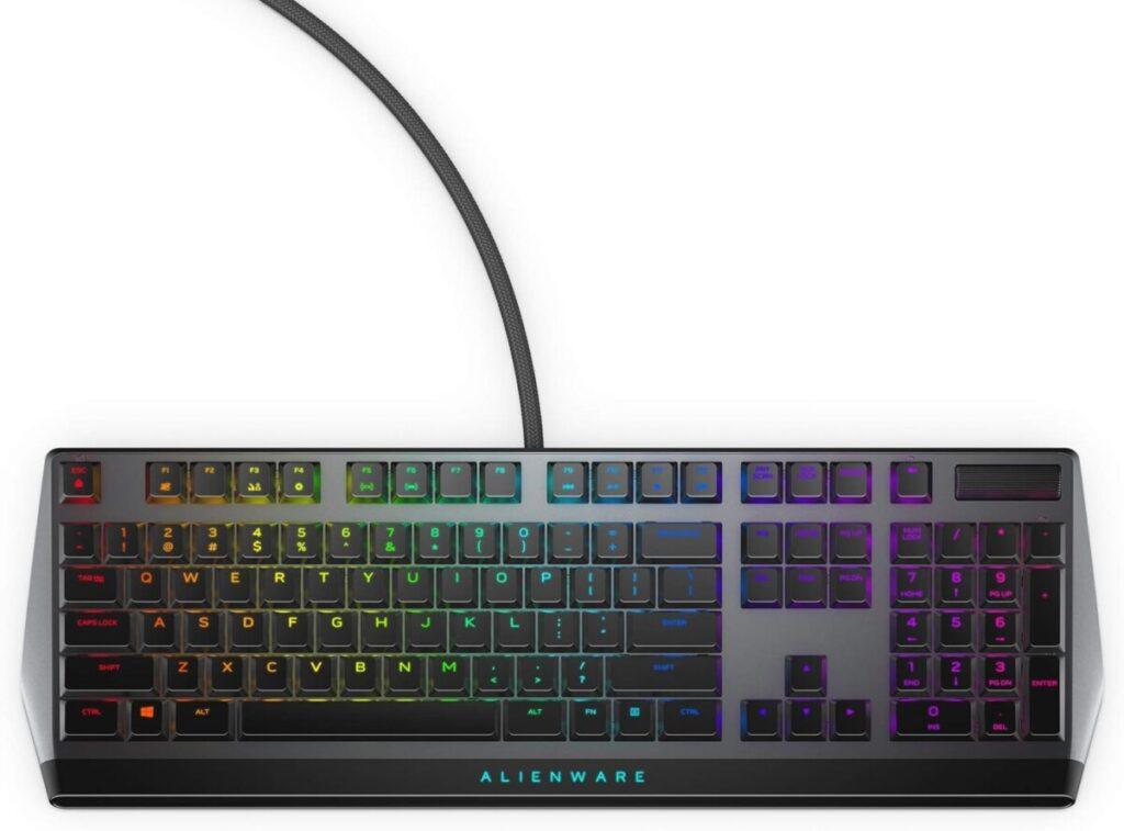 Alienware Low-Profile RGB Gaming Keyboard AW510K, AlienFx Per Key RGB LED Color