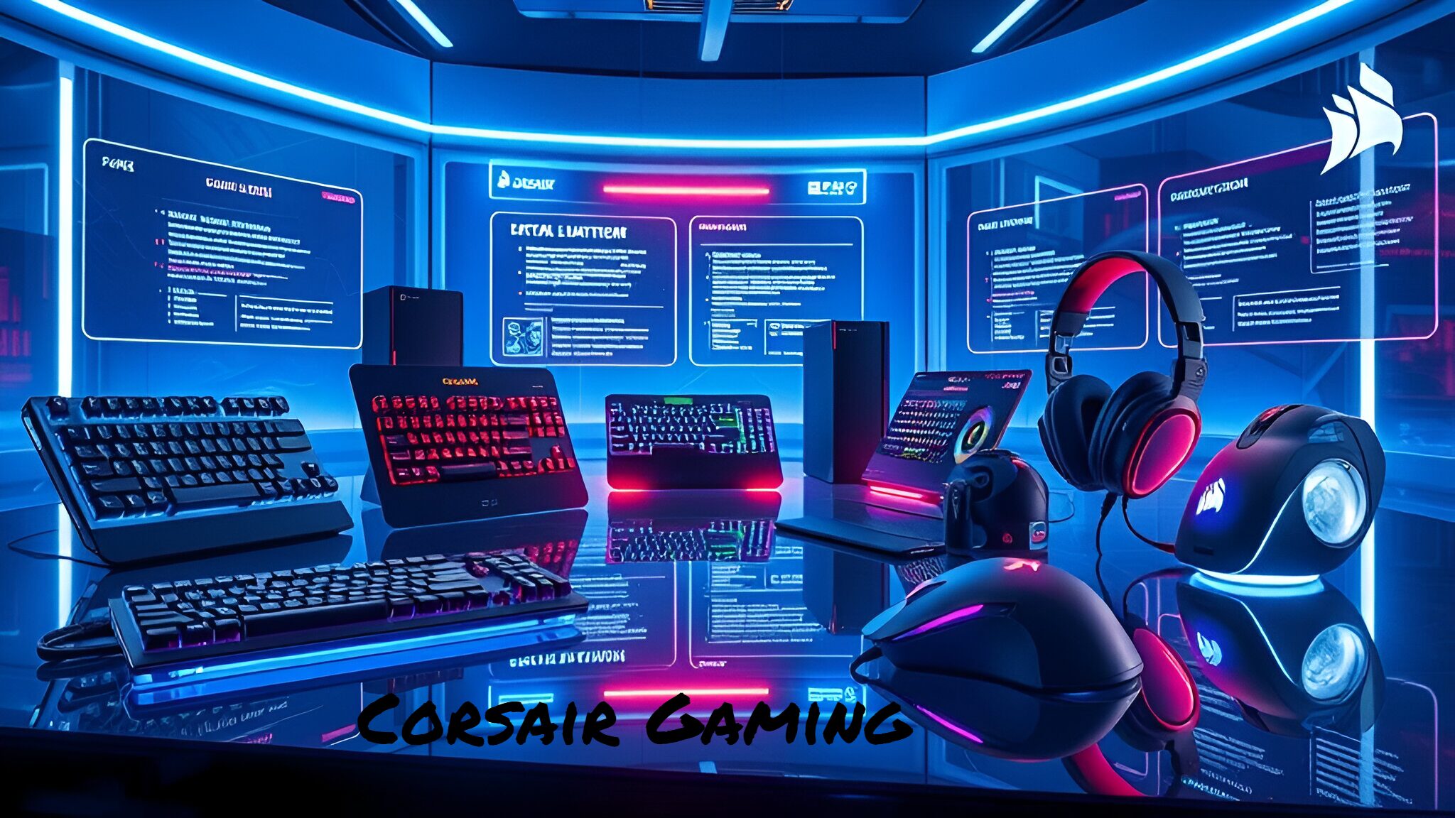 imagen de la pagina de productos gaming Corsair