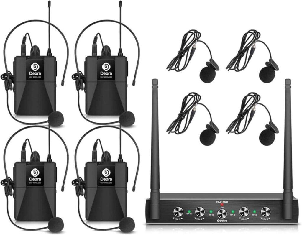 Debra Audio Pro UHF 4 Channel Wireless Microphone