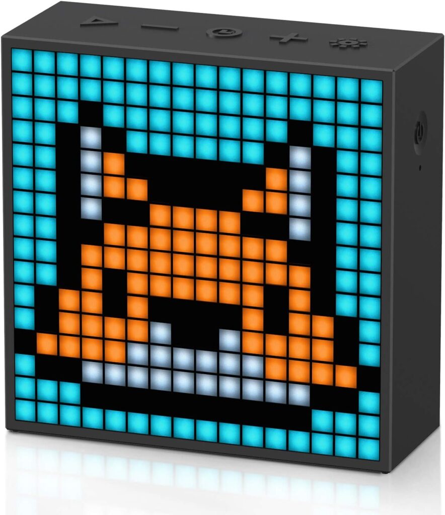 Divoom TimeBox Evo -- Pixel Art Bluetooth Speaker with 16x16 LED Display APP Control 