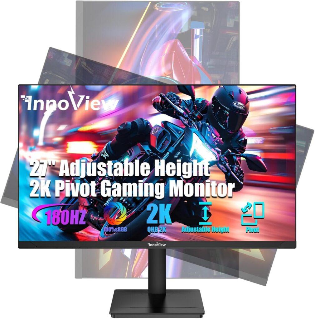 InnoView 27" 2K 2560 * 1440p PC Gaming Monitor