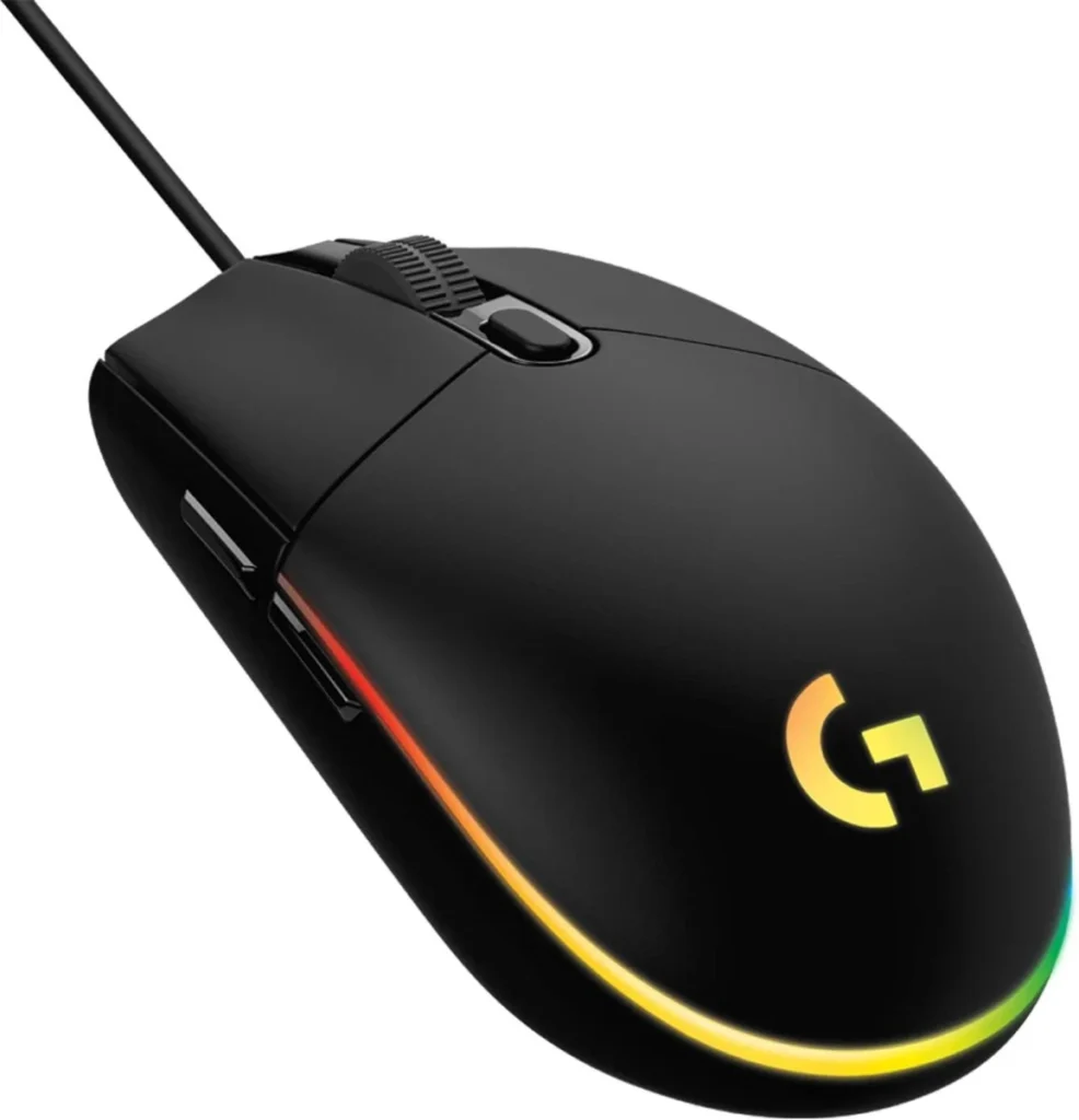 Logitech G203 Wired Gaming Mouse, 8,000 DPI,