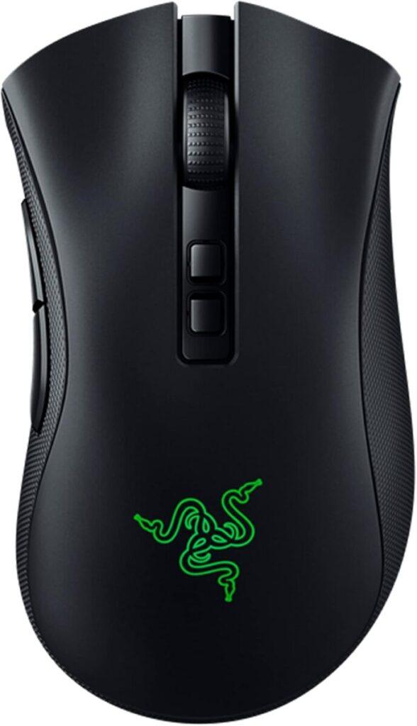 Razer DeathAdder v2 Pro Wireless Gaming Mouse: 20K DPI Optical Sensor, 3X Faster Optical Switch, Chroma RGB, 70Hr Battery,