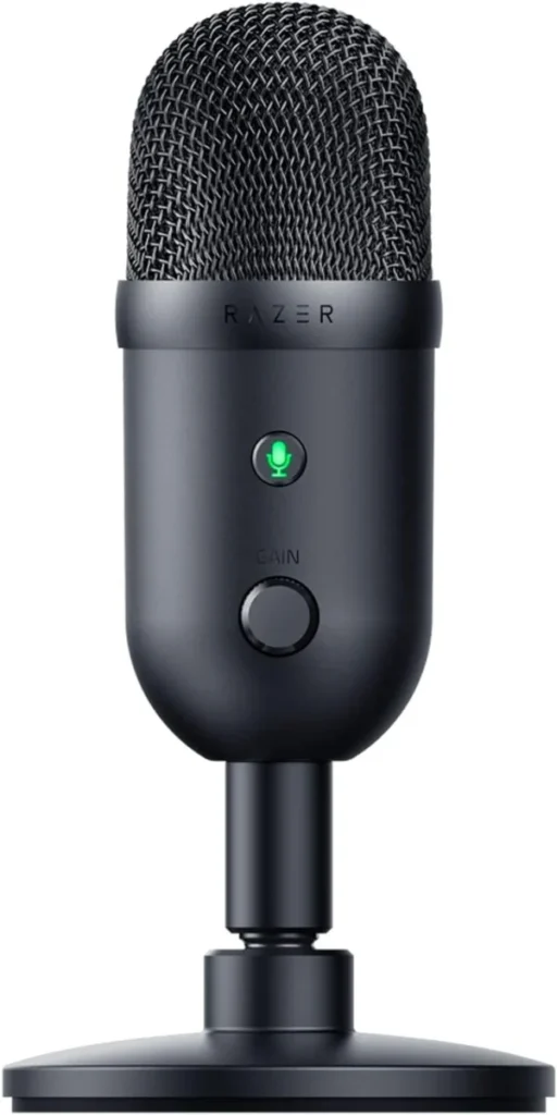 Razer Seiren V2 X USB Condenser Microphone for Streaming and Gaming on PC