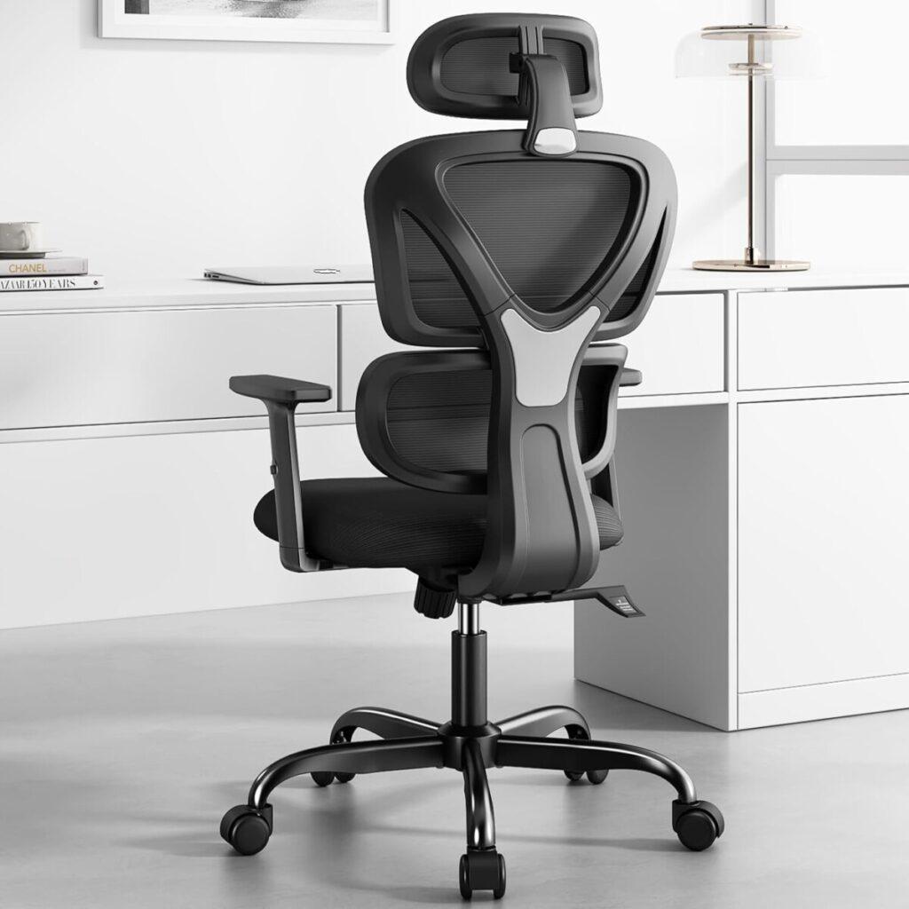 Sytas Ergonomic Office Chair, High Back Mesh Desk Chair with Lumbar