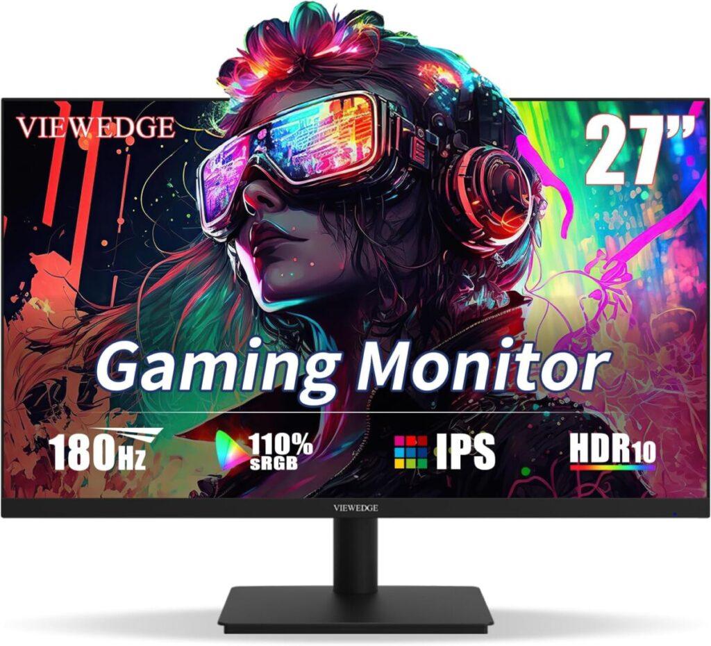 Viewedge Gaming Monitor 27 inch 180hz