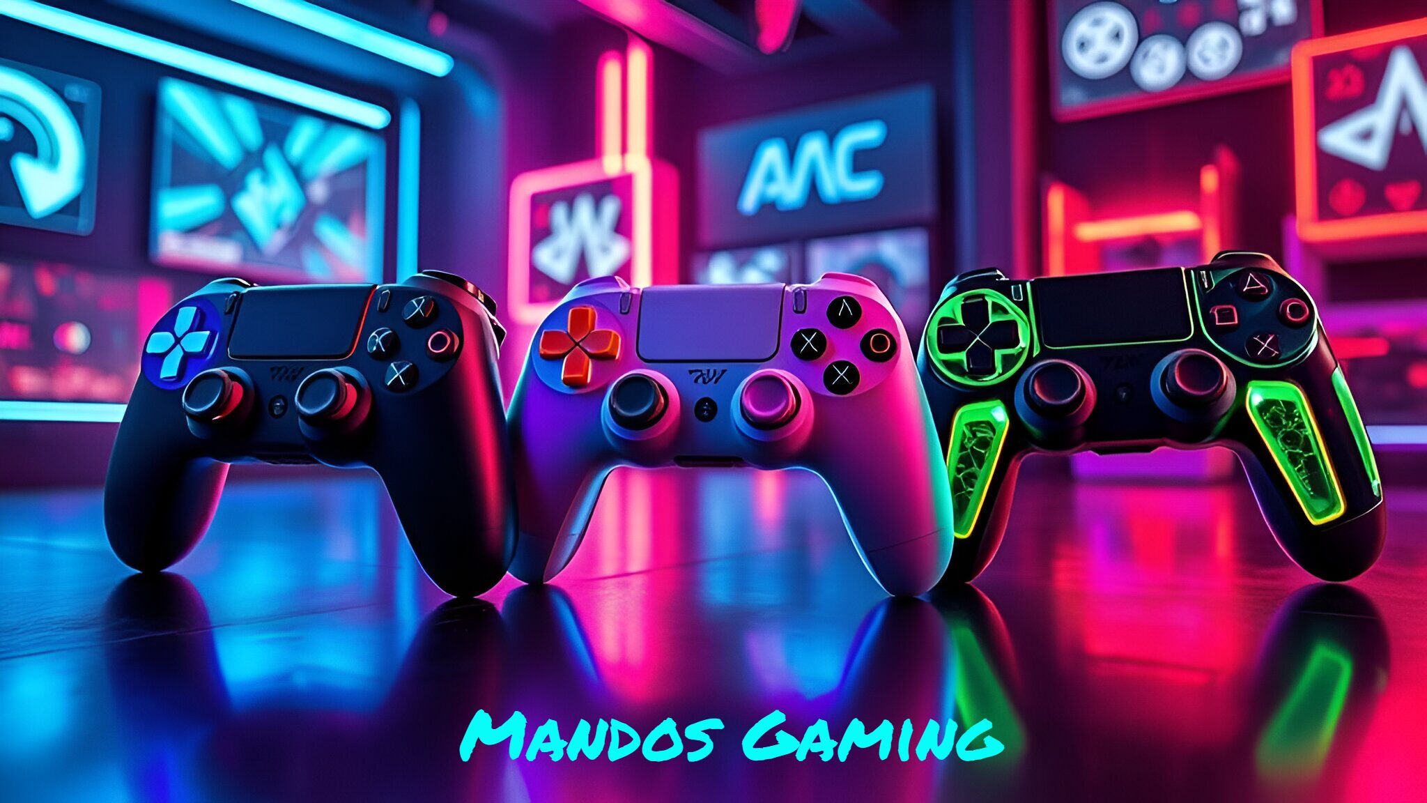 imagen de la pagina de mando gaming